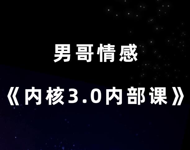 男哥情感《内核3.0初级班内部课》-山鸡博客