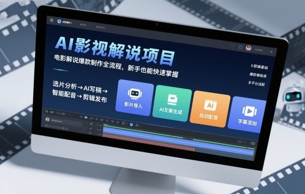 AI影视解说项目制作全流程