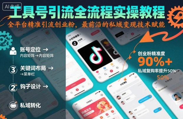 工具号引流全流程保姆级实操教程